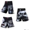 MMA UFC Shorts Pants Muay Thai Martial Arts Kickboxing Boxing Fight Unisex Men Women Kid Quick Dry Print Elastic Polyester Training