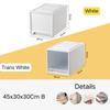 Household Closet Cabinet Storage Box Quilt Storage Box Organizing Box Drawer Storage Box Plastic Transparent Storage Box