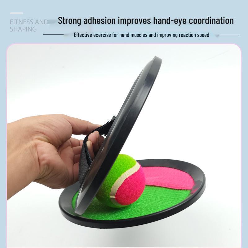 Sticky Ball Toss Disc for Kids - Outdoor Target Game & Dodgeball