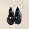 Small Leather Shoes Women's Spring 2025 New British Style Small Single Shoes Platform Heightening Versatile Casual Thick Heel Loafers