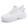 Lässige Ballerinas Sneakers für Damen Rosa Grau Mesh Bequem Tenis Feminino Damen Trainer Damen Plateau Laufschuhe
