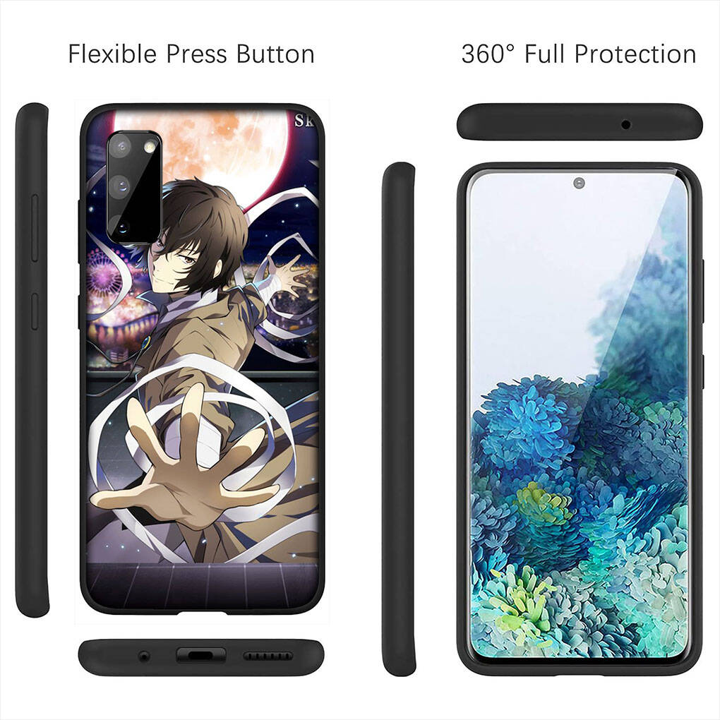 Cover for iPhone 17 16 15 Xiaomi Poco Redmi Note 14 13 12 11 Pro Max 9 16e Samsung Galaxy S25 S24 S23 OPPO Huawei Cartoon Bungou Stray Dogs Phone Case
