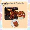 Mythical Beast Collectible Dragon Resin Statue, Sitting Wyvern Sculpture, 3D Medieval Figurine, Fantasy Desktop Display Piece for Shelves Ornament