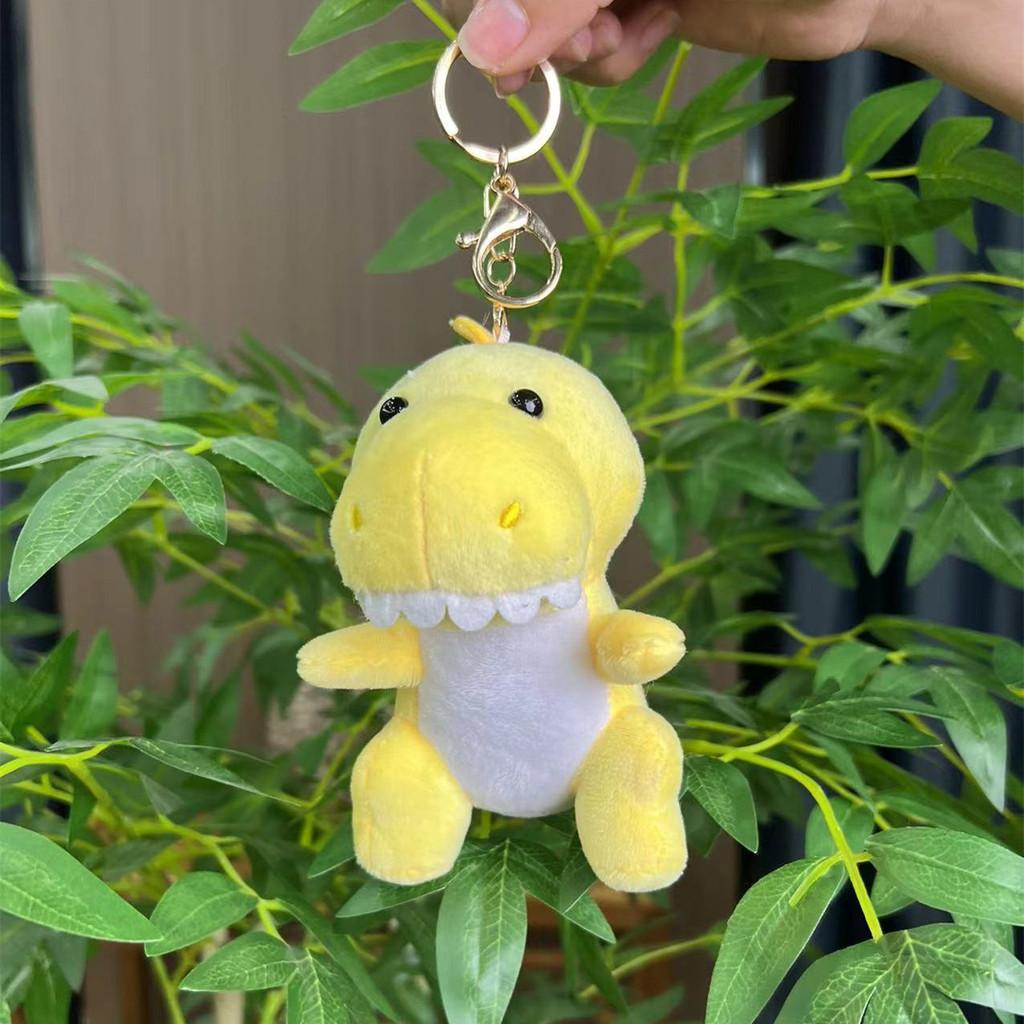 Fun Adorable And Dinosaur Plush Keychain Cute Cartoon Doll Perfect For Bags And Accessories