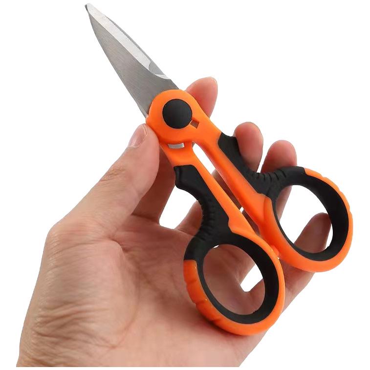 Stainless Steel Multifunctional Fishing Scissors: Dyneema Line Cutter & Gear