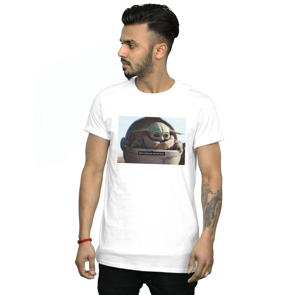 STAR WARS Mens The Mandalorian Don´t Make Me T-Shirt