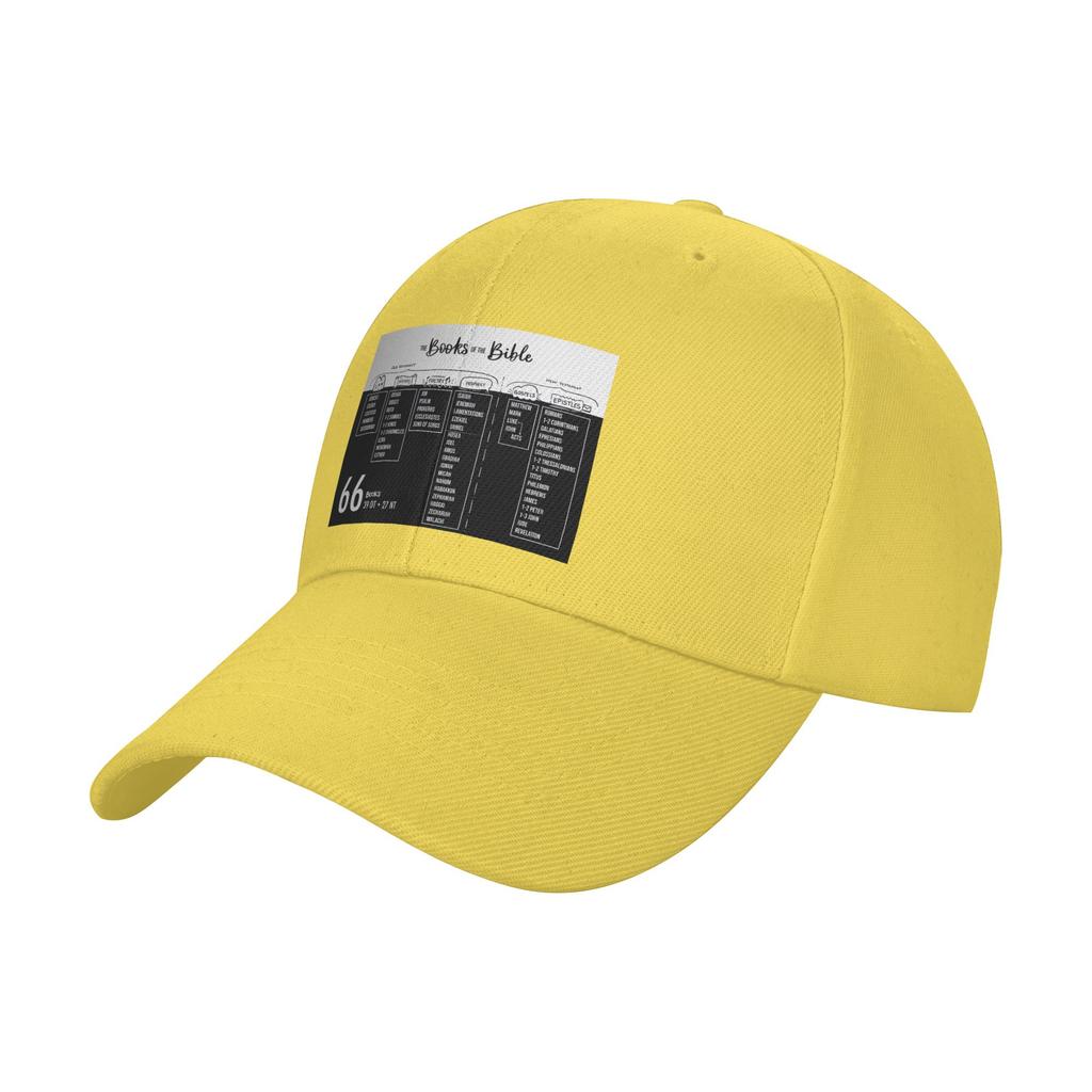 Fashion The Books of the Bible Curved Brim Baseball Cap Hats For Unisex