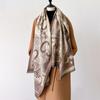 Autumn And Winter Letter Tassel Warm Reversible Scarf Air Conditioner Blanket Shawl Scarf Women