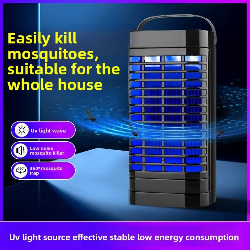 Lámpara antimosquitos LED eléctrica, trampa para insectos silenciosa para interiores y hogar