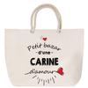 Rope Handle Beach Bag Carine's Bazaar of Love Humor Gift Birthday Christmas | Large Transport Bag & Sport