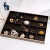 Champagne Brown Jewelry Storage Tray for Rings, Studs, Bracelets, and Necklaces