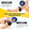 Adjustable Sports Elbow Protector Compression Tennis Elbow Strap Elbow Sleeve  Basketball Golf