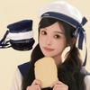 Tie JK Beret Cap Bowknot Painter Hat Casual Octagonal Cap  Ladies