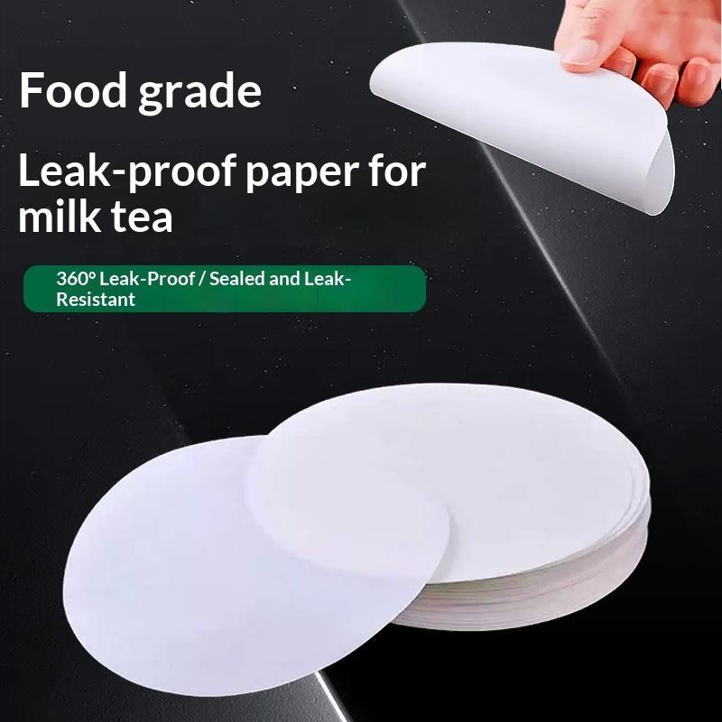 Disposable Leakproof Food Grade Coffee Milk Tea Beverage Pad Sealing Takeaway Packaging Paper For Carry Out Drives Through