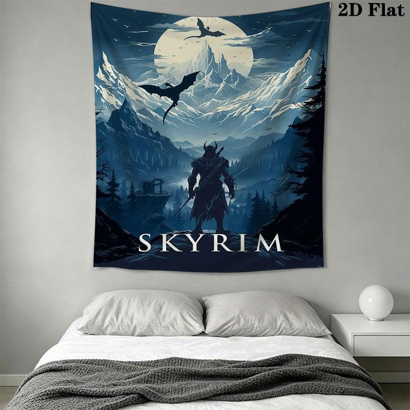 2K Games Wall Hanging Printed Fabric Blanket Decorative Tapestries for Bedroom Living Room Home Decor
