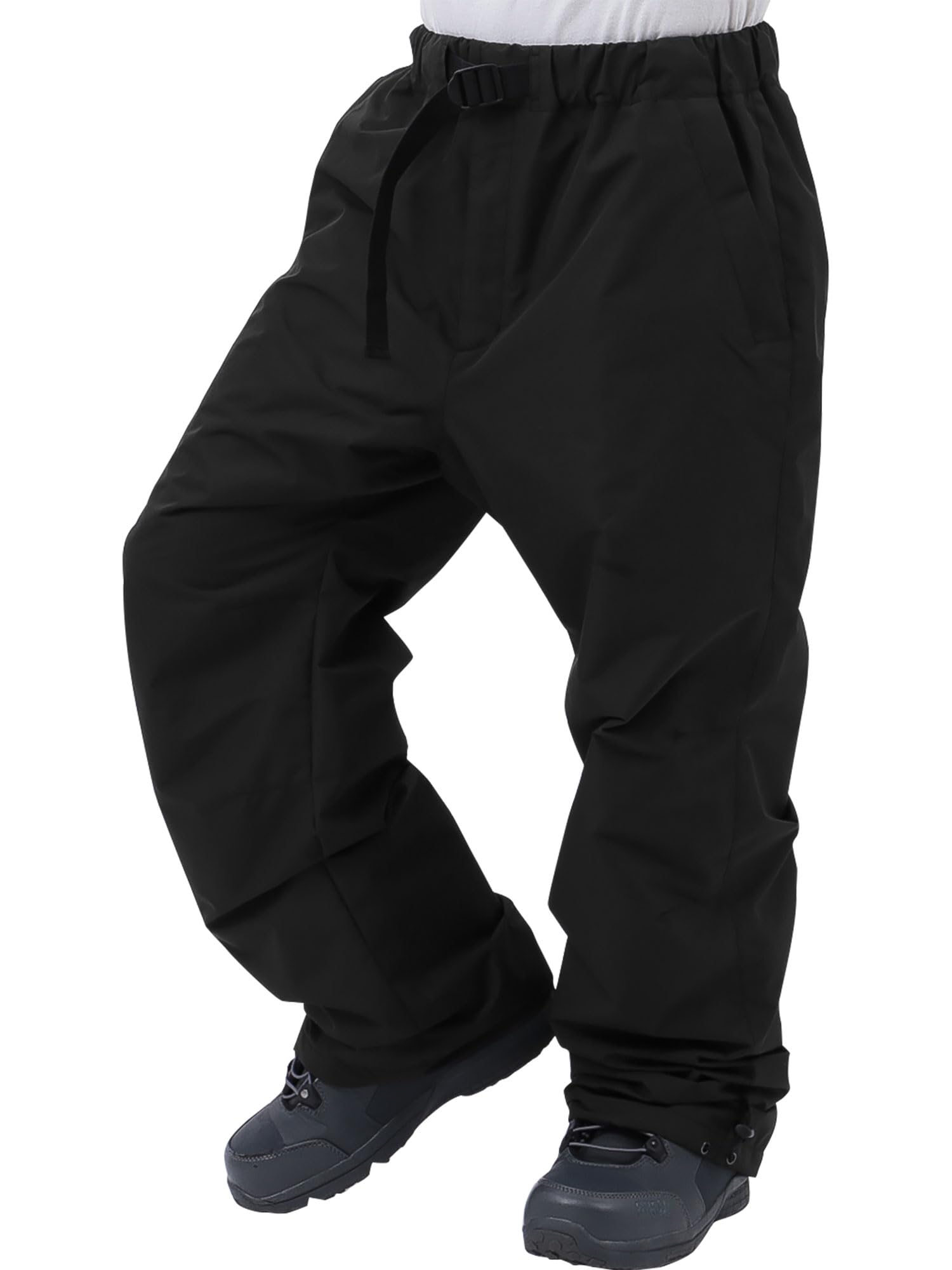 

PONTAPES и Сноуборд и Лыжи Одинарный Легкий 6 Размеров Водонепроницаемый Размер Сноубордическая одежда для Мужчин и Снег и Верхняя одежда для улицы Мужская Женская Брюки, Штаны, Без подкладки, чёрный