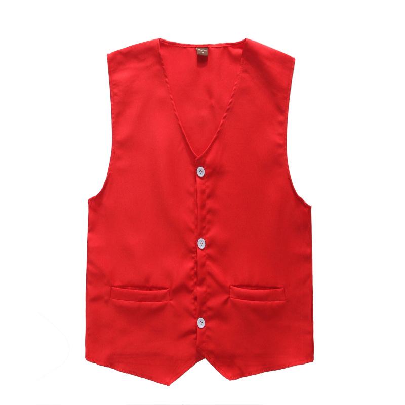 Custom Polyester Cotton Sleeveless Volunteer Vest - Workwear & Promotional Shirt
