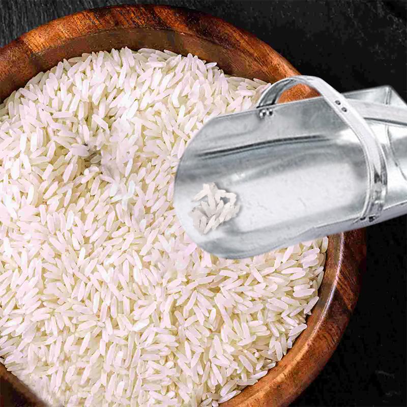 Pala Riso Grande Capacità in Metallo Pala Mangime Cereali Multifunzionale Manico Ergonomico Liscio Cucina Supermercato Fattorie