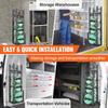 Refrigerant Tank Rack, with 1 x 50lb, 2 x 30lb and Other 3 Small Bottle Tanks, Cylinder Tank Rack 15.55x12.99x49.8 in, Refrigerant Cylinder Rack and