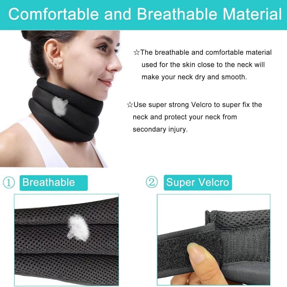 Breathable Neck Support Brace Soft Foam Spine Stabilizer Durable Sprain Cervical Collar  Nap