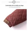 New Winter Lapel Cotton Coat for Middle-Aged Women: Casual Short Jacket for Mothers and the Elderly