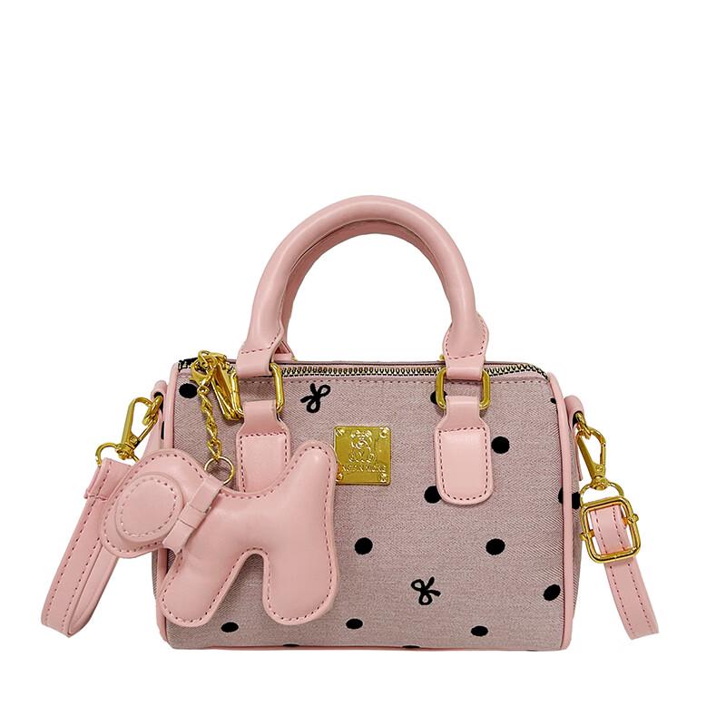 OGAR Women s Mini Polka Dot Boston Crossbody Bag Crossbody