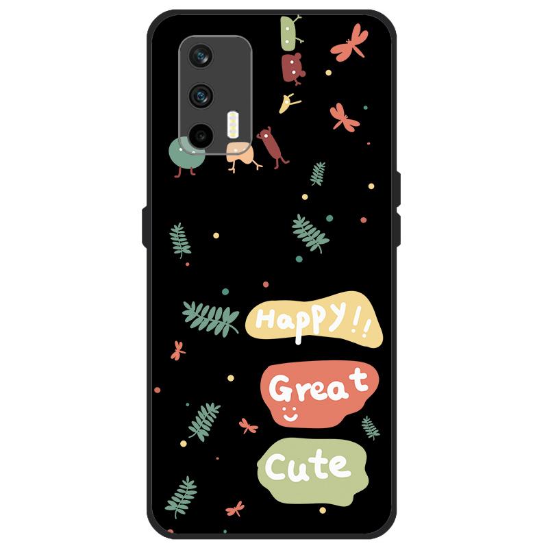 Funda Para Realme GT 5G Funda RMX2202 Cubierta Trasera de Silicona Suave Para OPPO Realme GT 5G 6.43 pulgadas Dibujos Animados TPU Parachoques de Teléfono Bolsas Estuche