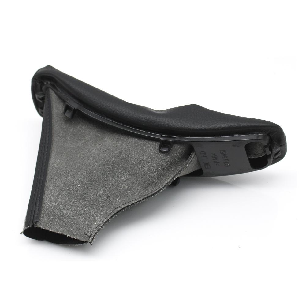 Car Handbrake Lever Grips Handle and Leather Gear Dust Cover For BMW 3 Series E90 E91 E92 E93 2005-2011 34427900777,34427155622