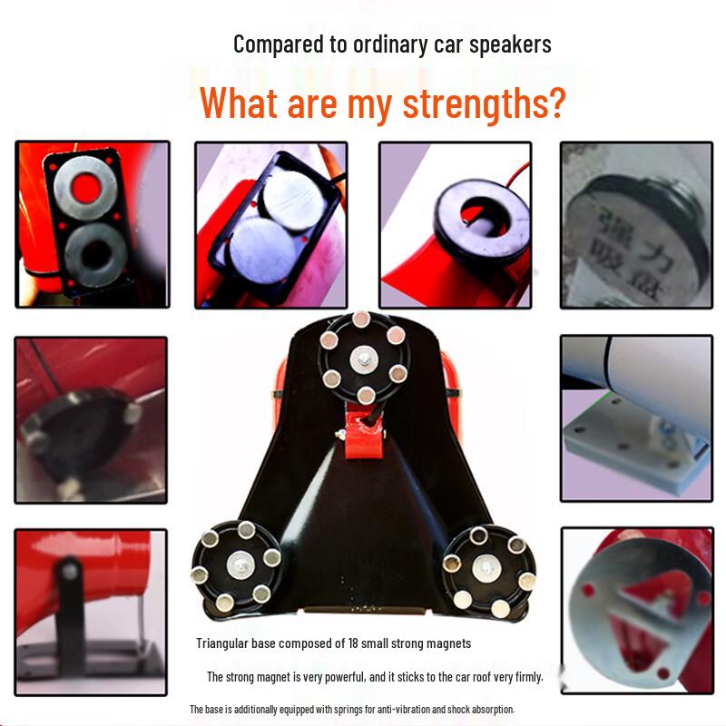 New Generation 12V Vehicle Megaphone & Loudspeaker