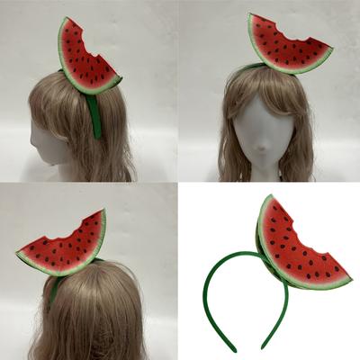 Fascia per capelli a tema frutta hawaiana anguria cosplay per festival musicali estivi e vacanze al mare decorazioni per Halloween