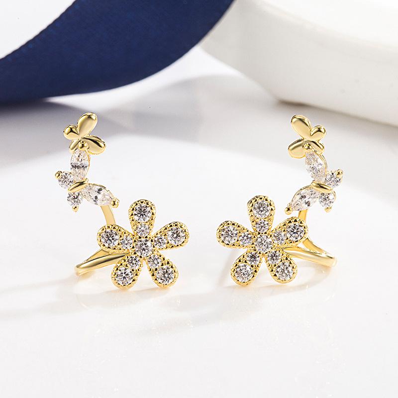New 925 Sterling Silver Earrings Fashion AAA Zircon For Women Exquisite Student Girlfriend Jewelry Accessories Wedding PartyGood Product