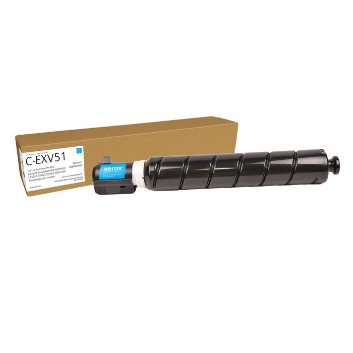 Xerox Toner Rigenerato Ciano Compatibile Canon C-EXV51 60000 Pagine Capacità Standard