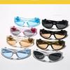 Retro  Style Oval Sunglasses For Women Men Fashion Heart Sports Goggles Popular Cat Eye Sun Glasses Ladies Uv400