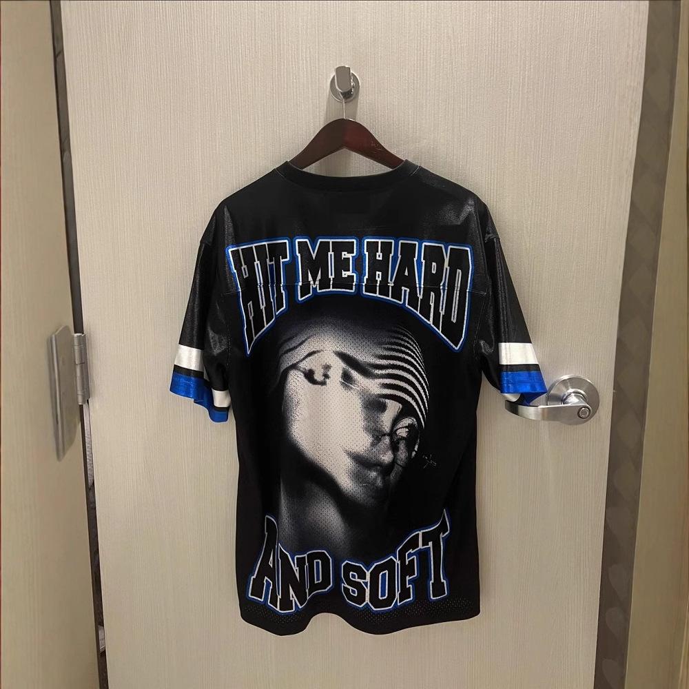 Platform hot-selling casual jersey billieeilish HIT ME HARD AND SOFT