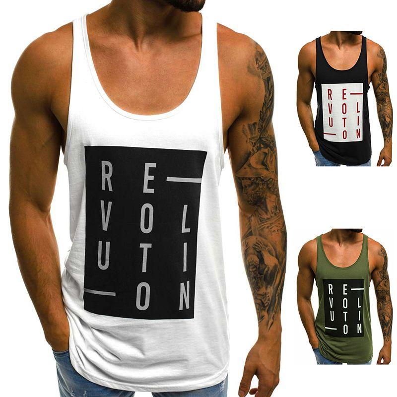Premium Men's Casual Sleeveless Tank Tops With Square Neck Sports Undershirt