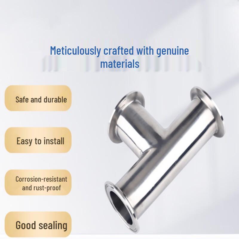 Sanitär 316L Edelstahl Tri-Clamp T-Stück