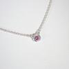 [Pre-owned] TIFFANY 925 By the Yard Pink Sapphire Necklace/j54-2