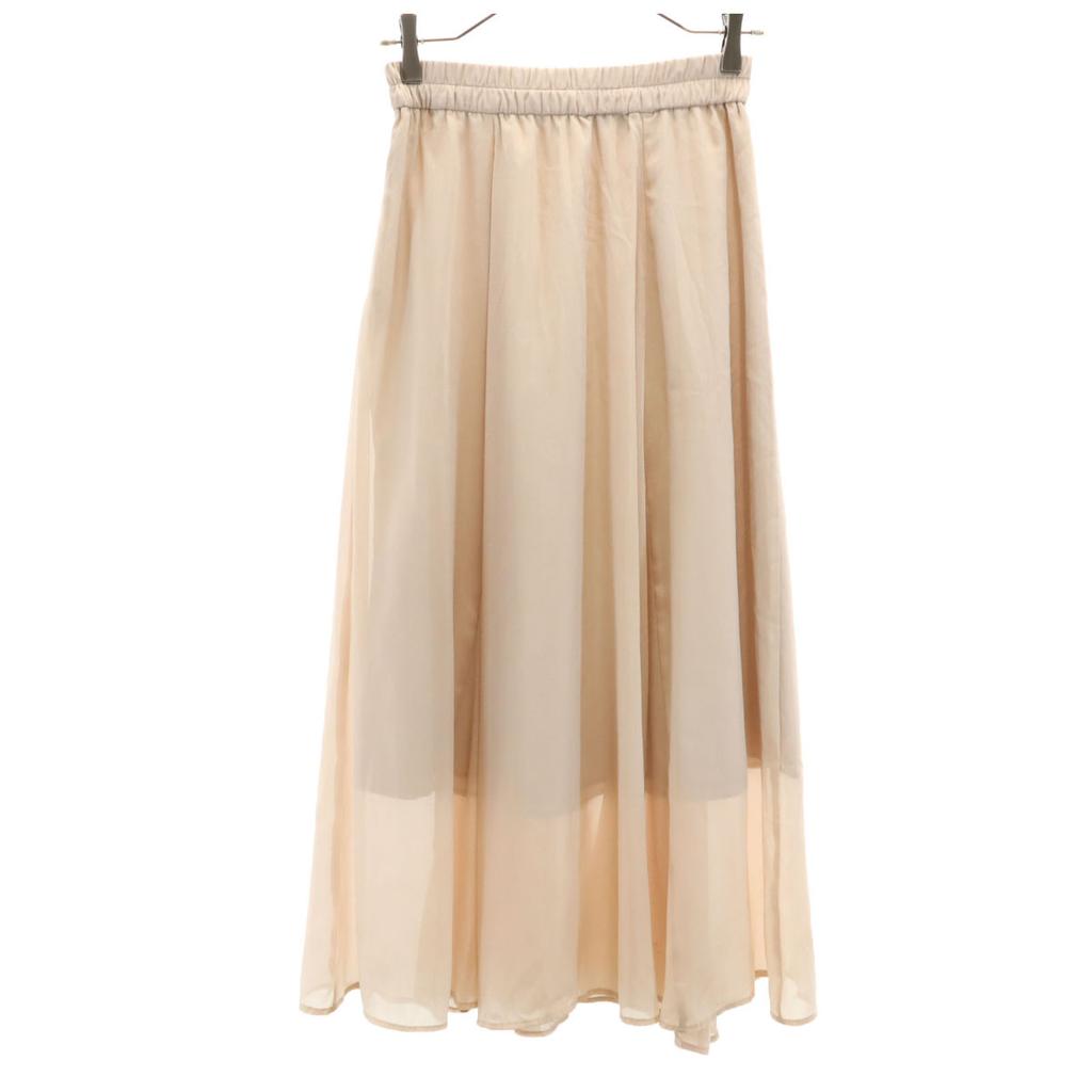 SNIDEL Long length Gathered skirt F pink beige Women Used