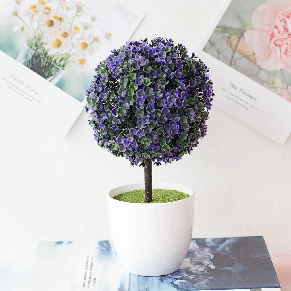 Sztuczne Rośliny Bonsai Małe Drzewko Symulacja Roślin Doniczkowych Sztuczne Kwiaty Ozdoby Doniczkowe na Stół do Domu Hotelu Ogrodu Dekor