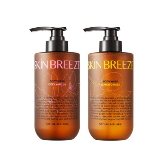 

Nature Republic Skin Breeze Body Wash 500ml (7 Options) Cozy Vanilla x 1PCS