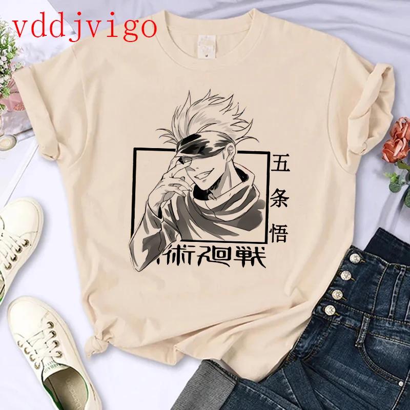 Streetwear Tshirt Japanese Anime Tshirt Jujutsu Kaisen Gojo Satoru Yuji Itadori Unisexga T Shirt Top Tees Clothes Y2k 90s