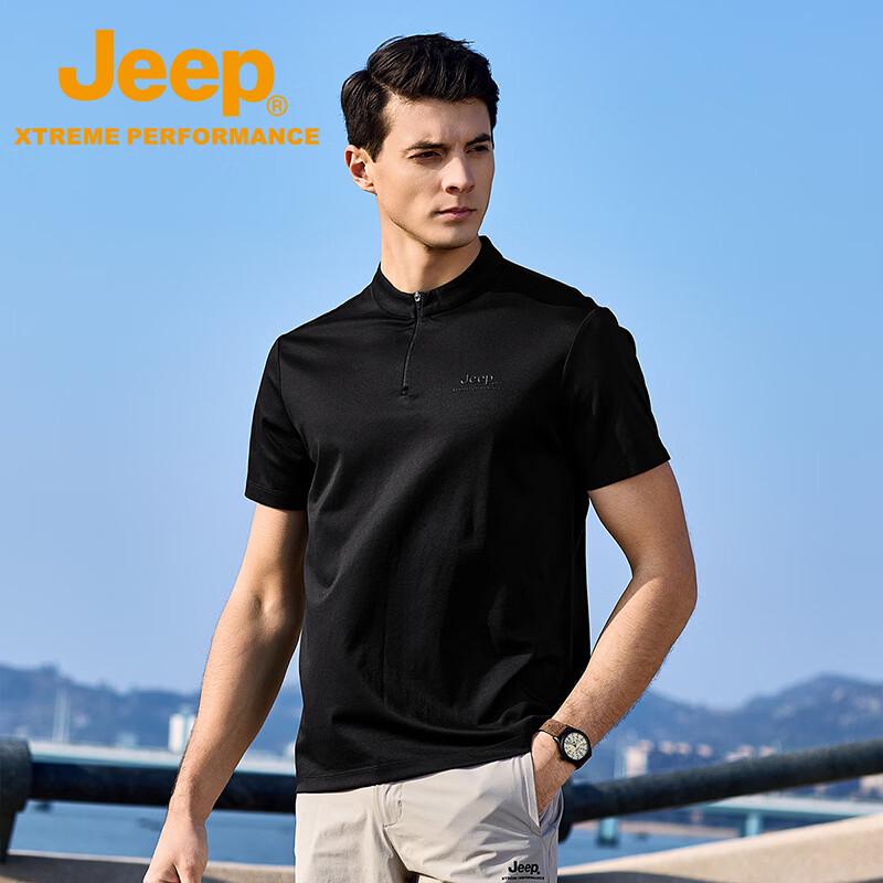 Jeep Men's Quick-Dry Outdoor Sport Round Neck T-Shirt