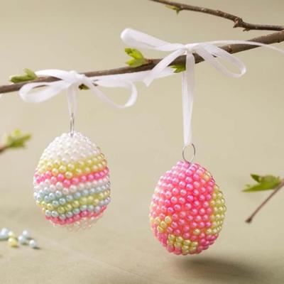 Modeling Kit - Creativ Company - Pearl Eggs - 2 Pcs - Pastel Colors - Creative DIY