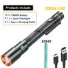 High Power Mini Flashlight USB Charging Small Flashlight with Clip Magnetic Pocket Torch for Camping Hiking Emergency Light