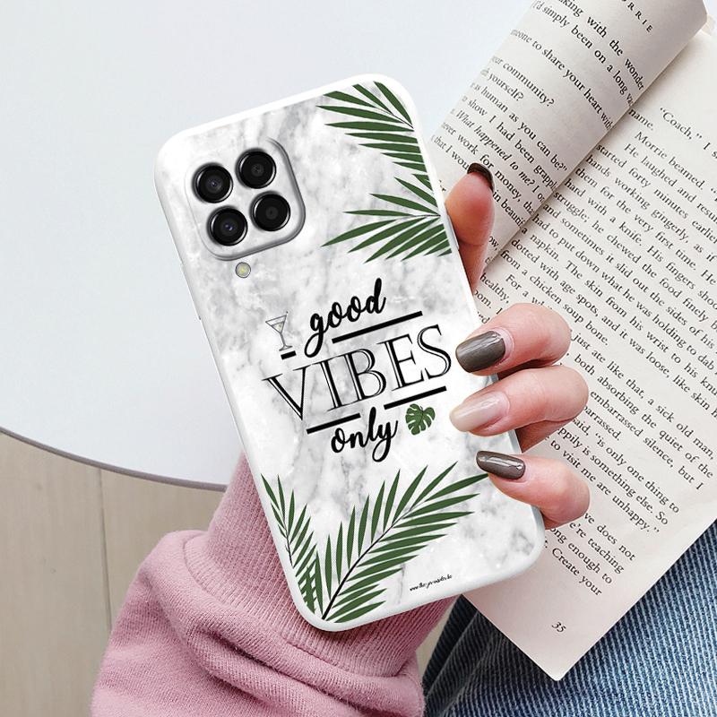 Case For Samsung Galaxy M33 M53 5G Phone Cover Vintage Marble Watercolor Painting Silicone tpu Funda For Samsung M55 M54 M34 M13