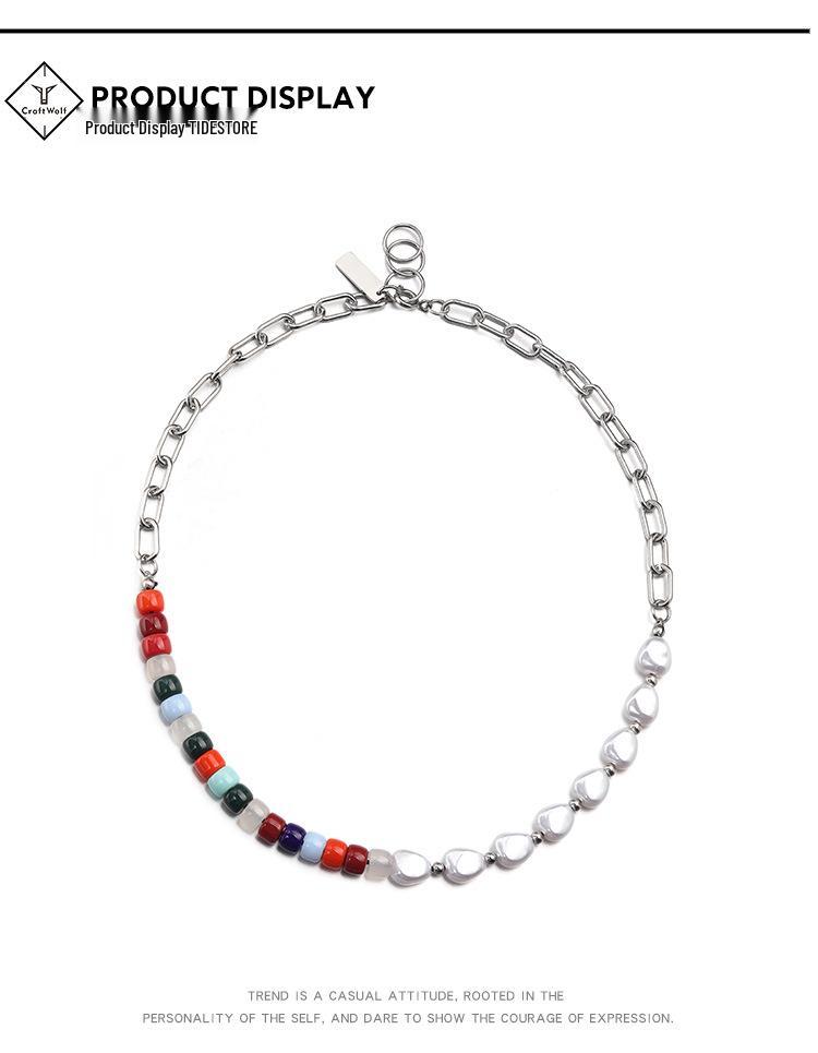 Bohemian Baroque Pearl Necklace: European and American Cross-Border Style