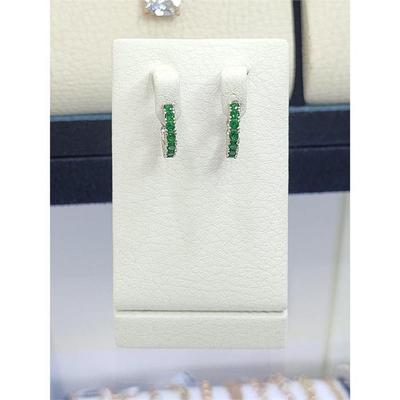 Paichichi Zone de Sécurité 05 Boucles d'Oreilles Émeraude Ssria2892-Re (S10022960)