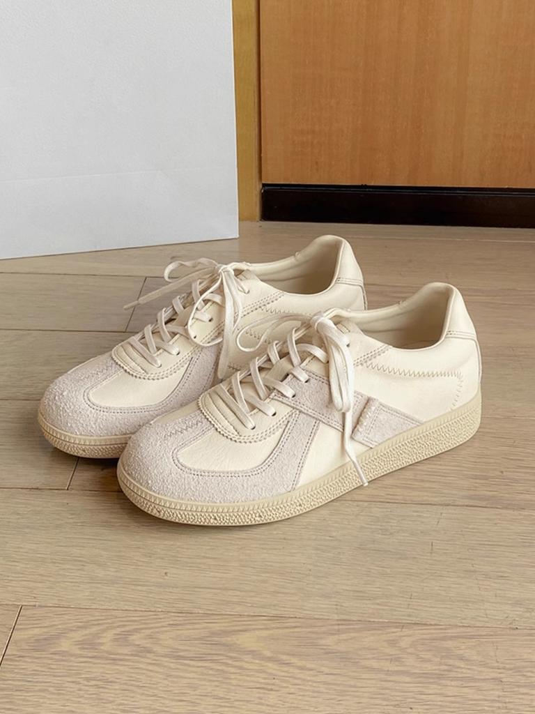 Cowhide Version~ 2025 New Leather Lightweight and Breathable Round Head German Training Shoes Women's Platform Sports and Leisure Women's Shoes Boar