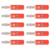 10pcs 22.090 4mm Banana Plug Gold Plated Lantern Banana Plug Connector for Electronic EquipmentRed
