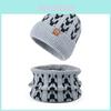 Winter Knit Beanie And Neck Warmer Set With Protection For Women Outdoor Use